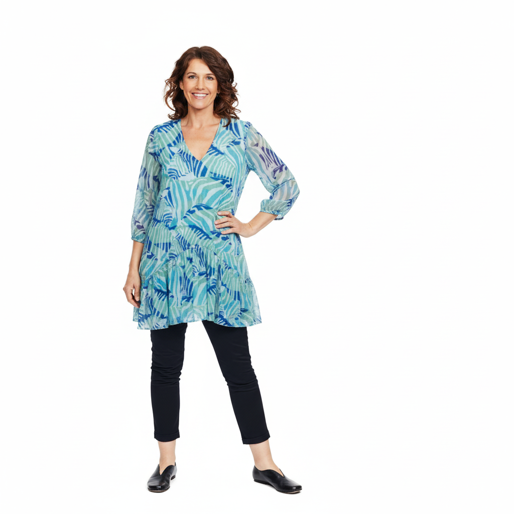 Gorgeous Vilagallo Zebra Print Dress, Sz 38